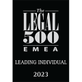 Legal500 leading individual 2023